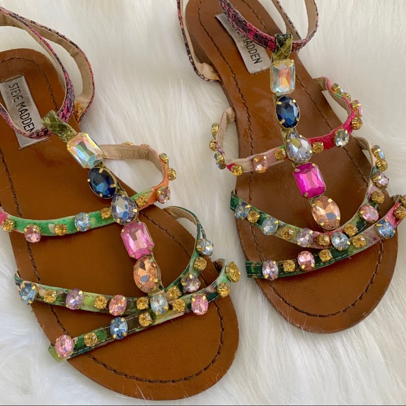 Steve Madden Shoes - ｓｔｅｖｅ  ｍａｄｄｅｎ  ｂ  ｊｅｗｅｌｅｄ  ｓａｎｄａｌｓ